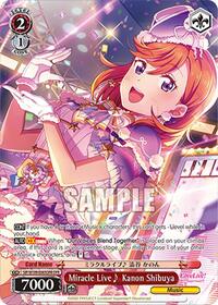 Miracle Live~ Kanon Shibuya (OFR) (SIP/W109-E065OFR OFR) card
