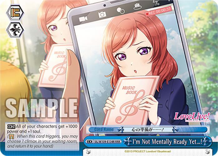 I'm Not Mentally Ready Yet! (RRR)