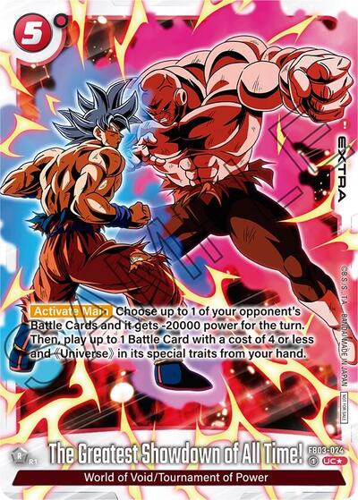 The Greatest Showdown of All Time! (Tournament Pack -Winner- 04) card