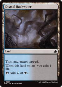 Dismal Backwater - Foundations - Magic: The Gathering card