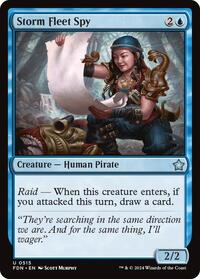 Storm Fleet Spy - Foundations - Magic: The Gathering card