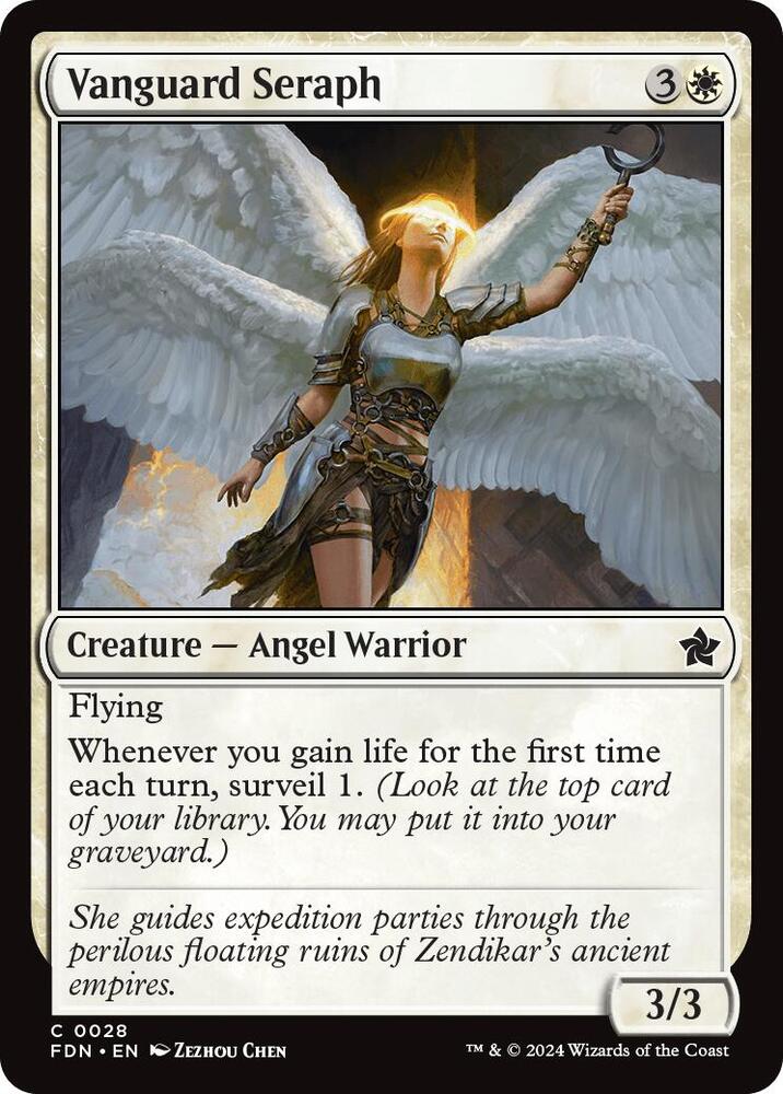 Vanguard Seraph - Foundations - Magic: The Gathering