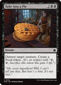 Bake into a Pie - Foundations - Magic: The Gathering card