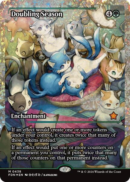 (ショーケース枠)倍増の季節/Doubling Season Foil FOIL)(ショーケース枠)倍増の季節/Doubling Season《日本語》【WOT】