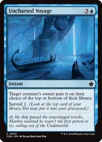 Uncharted Voyage - Foundations - Magic: The Gathering card