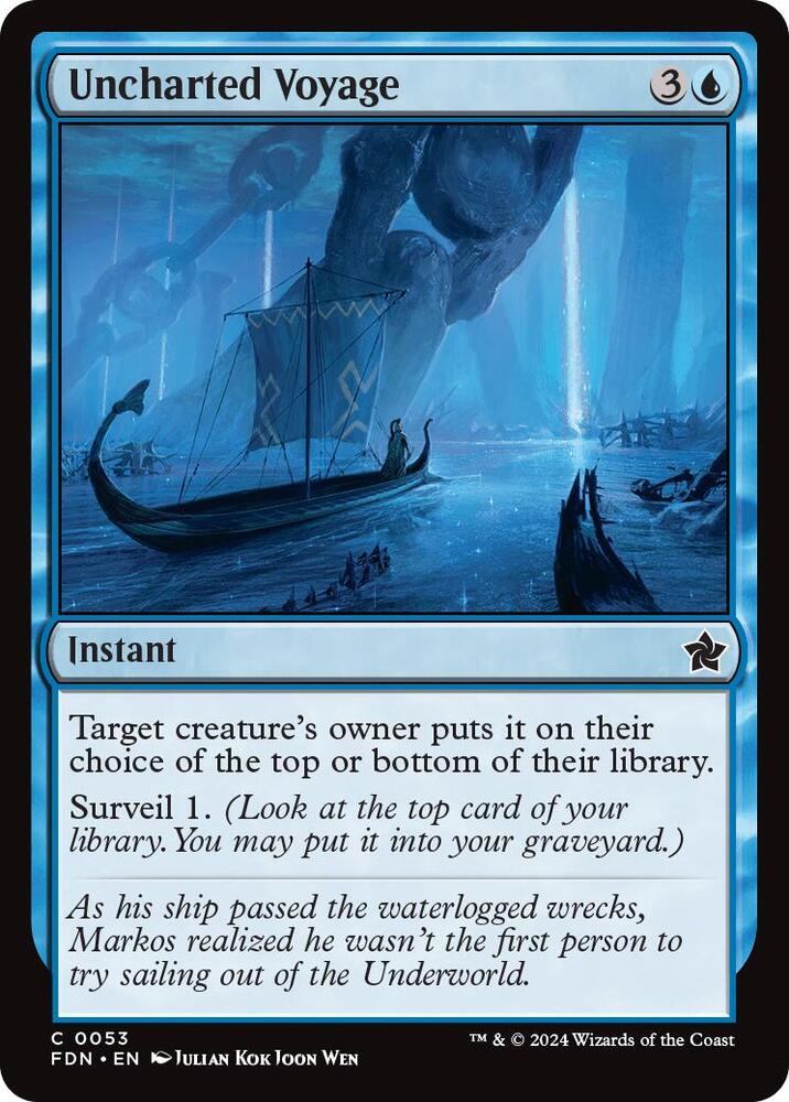 Uncharted Voyage - Foundations - Magic: The Gathering - TCGplayer.com