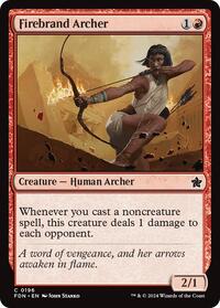 Firebrand Archer - Foundations - Magic: The Gathering card
