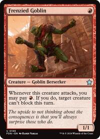 Frenzied Goblin - Foundations - Magic: The Gathering card