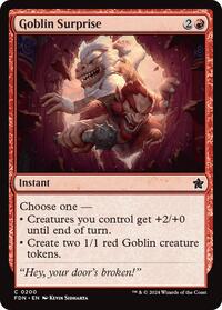 Goblin Surprise - Foundations - Magic: The Gathering card