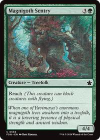 Magnigoth Sentry - Foundations - Magic: The Gathering card