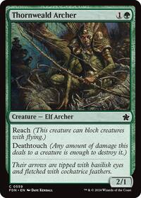 Thornweald Archer - Foundations - Magic: The Gathering card