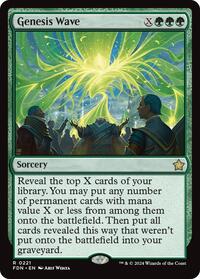 Genesis Wave - Foundations - Magic: The Gathering card