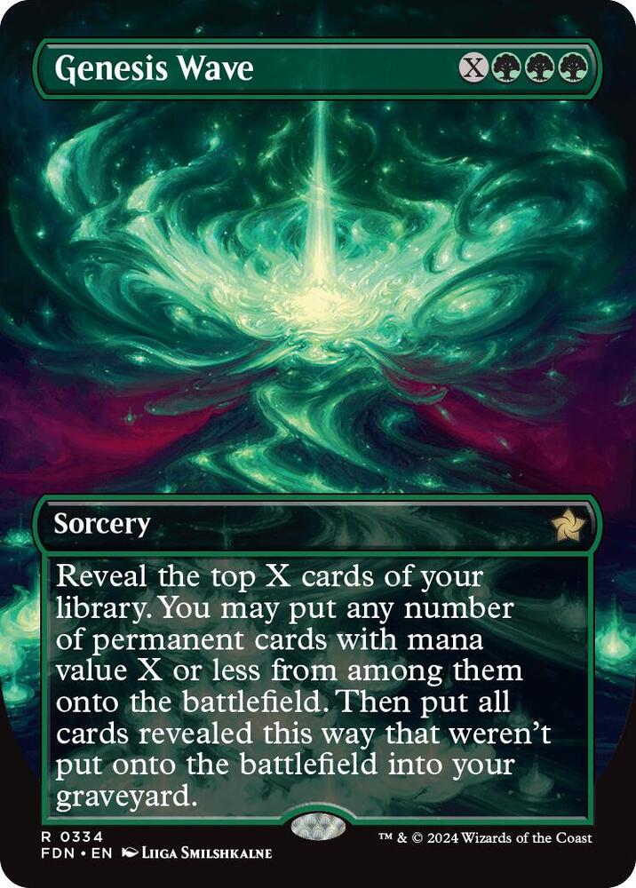 mtg foundations borderless cards Sylvan Scavenging #342(Borderless) main image 0