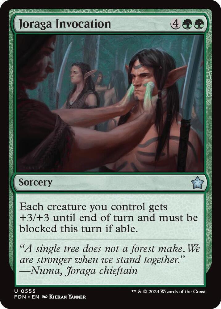 Joraga Invocation 555 card