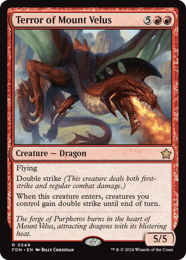 Terror of Mount Velus - Foundations - Magic: The Gathering