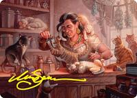 Cat Collector Art Card (1/54) (Gold-Stamped Signature)