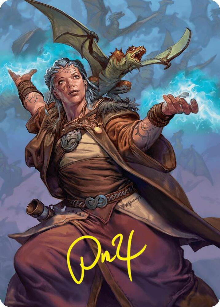 Drake Hatcher 2 Art Card (29/54) (Gold-Stamped Signature) - Art