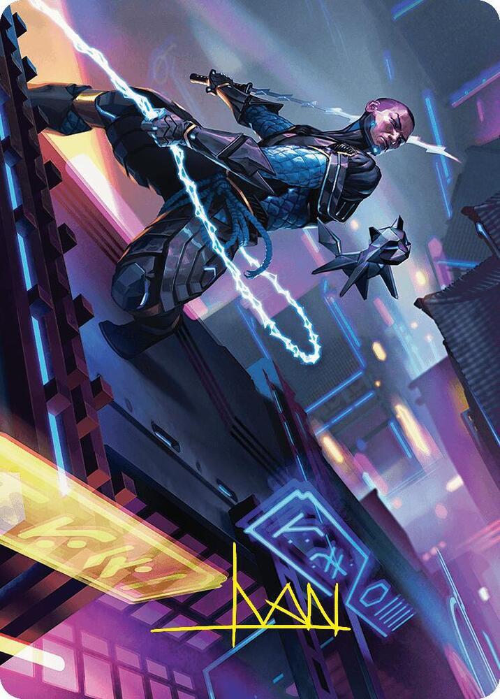 Kaito, Cunning Infiltrator Art Card (51/54) (Gold-Stamped