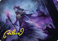 Zul Ashur, Lich Lord Art Card (10/54) (Gold-Stamped Signature