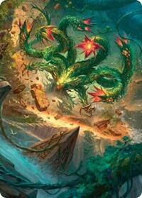 Mossborn Hydra Art Card (42/54)
