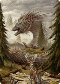Quilled Greatwurm Art Card (44/54)