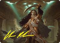 Elenda, Saint of Dusk Art Card (15/54) (Gold-Stamped Signature)