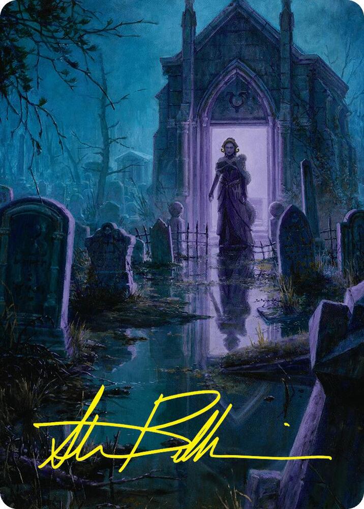 Swamp Art Card (23/54) (Gold-Stamped Signature) - Art Series