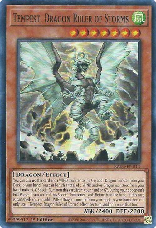Tempest, Dragon Ruler of Storms - Quarter Century Bonanza - YuGiOh