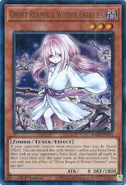 Ghost Reaper & Winter Cherries (Alternate Art) (UR