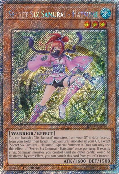 Secret Six Samurai - Hatsume (Platinum Secret Rare) - Quarter