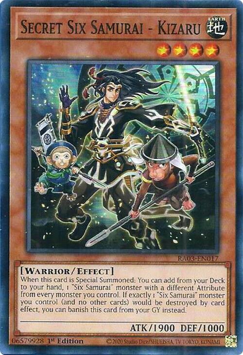 Secret Six Samurai - Kizaru - Quarter Century Bonanza - YuGiOh
