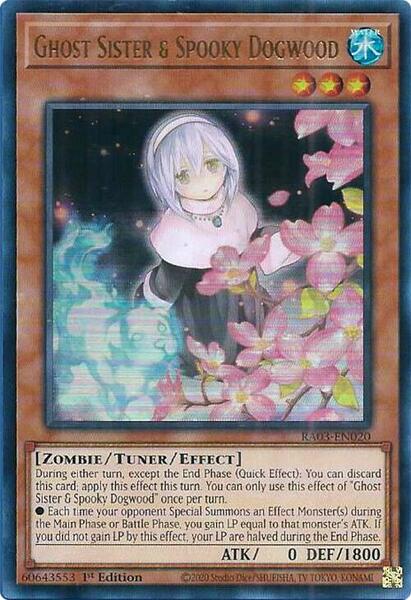 アナスタシアUR×3 Ghost Sister & Spooky Dogwood (Alternate Art) (UR) - Quarter