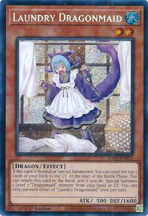 マロン様、遊戯王 Laundry Dragonmaid (Secret Rare) - Quarter Century Bonanza