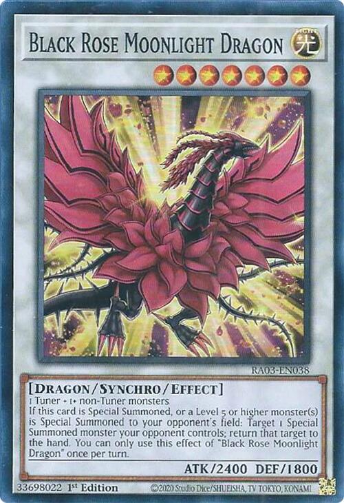 Black Rose Moonlight Dragon - Quarter Century Bonanza - YuGiOh