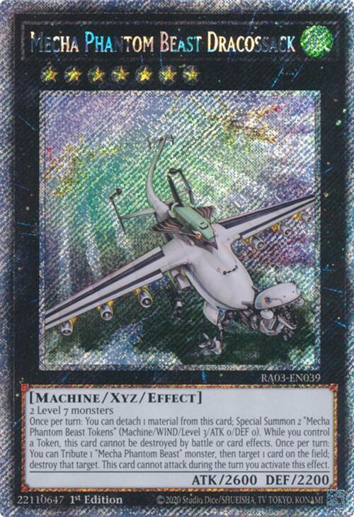 Mecha Phantom Beast Dracossack (Platinum Secret Rare) - Quarter