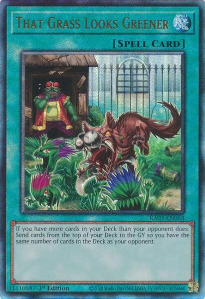 That Grass Looks Greener (PUR) - Quarter Century Bonanza - YuGiOh ...