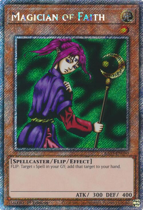 Magician of Faith (Platinum Secret Rare) - Quarter Century