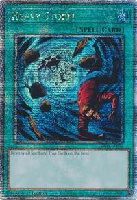Heavy Storm (Quarter Century Secret Rare) - Quarter Century Bonanza