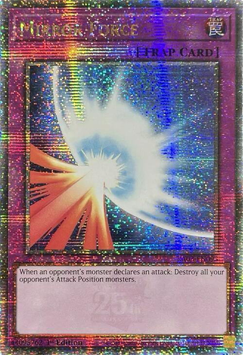 Mirror Force (Quarter Century Secret Rare) Quarter Century Bonanza YuGiOh