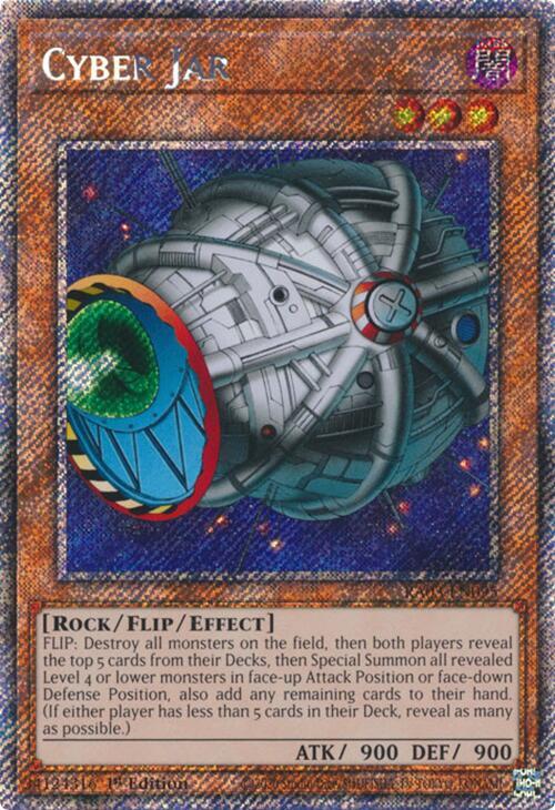 Cyber Jar (Platinum Secret Rare) - Quarter Century Bonanza