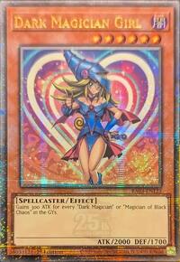 Dark Magician Girl (Quarter Century Secret Rare) (A) - Quarter Century Bonanza