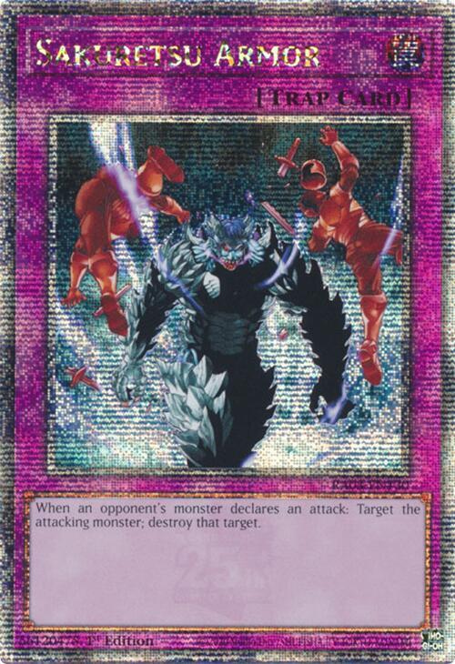 Sakuretsu Armor (Quarter Century Secret Rare) - Quarter Century