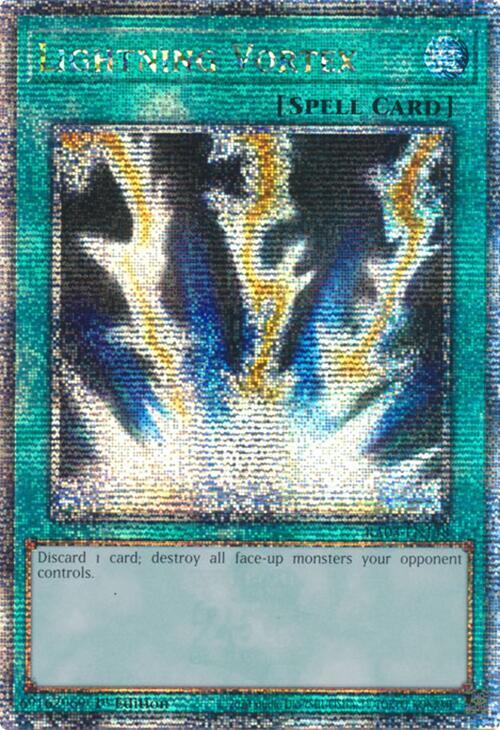 Lightning Vortex (Quarter Century Secret Rare) - Quarter