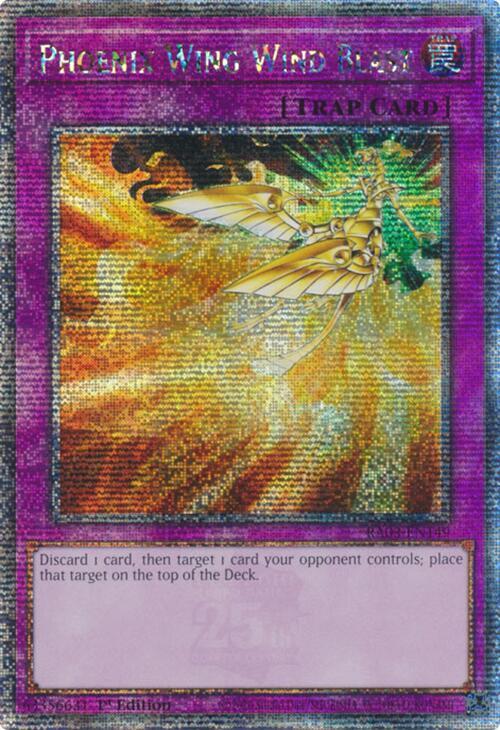 Phoenix Wing Wind Blast (Quarter Century Secret Rare) - Quarter