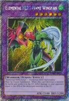 ファイメナ　25th Elemental HERO Flame Wingman (Platinum Secret Rare