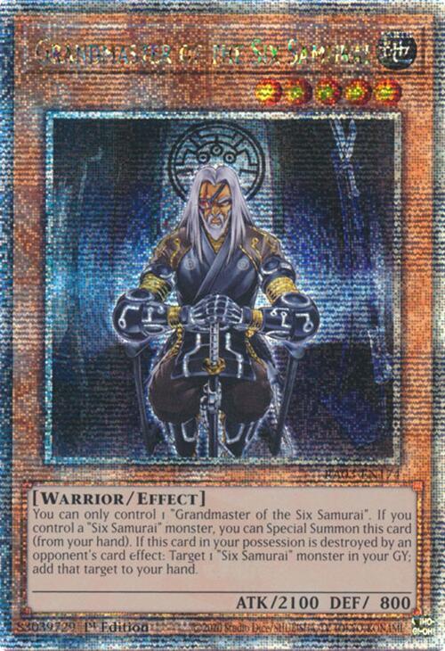 Grandmaster of the Six Samurai (Quarter Century Secret Rare