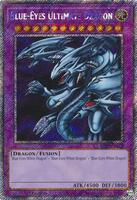 Blue-Eyes Ultimate Dragon (Platinum Secret Rare) - Quarter