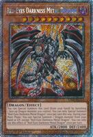 Red-Eyes Darkness Metal Dragon (Platinum Secret Rare) - Quarter