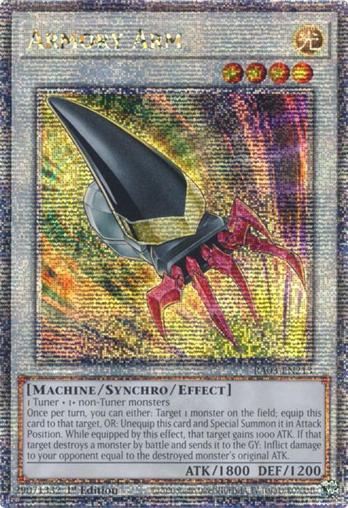Armory Arm (Quarter Century Secret Rare) - Quarter Century Bonanza
