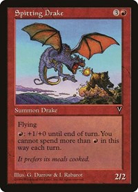 Spitting Drake - Visions - Magic: The Gathering card